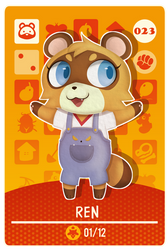 Villager Ren [Amiibo Card]