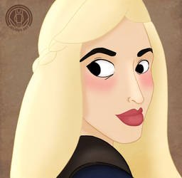 My wife as Daenerys