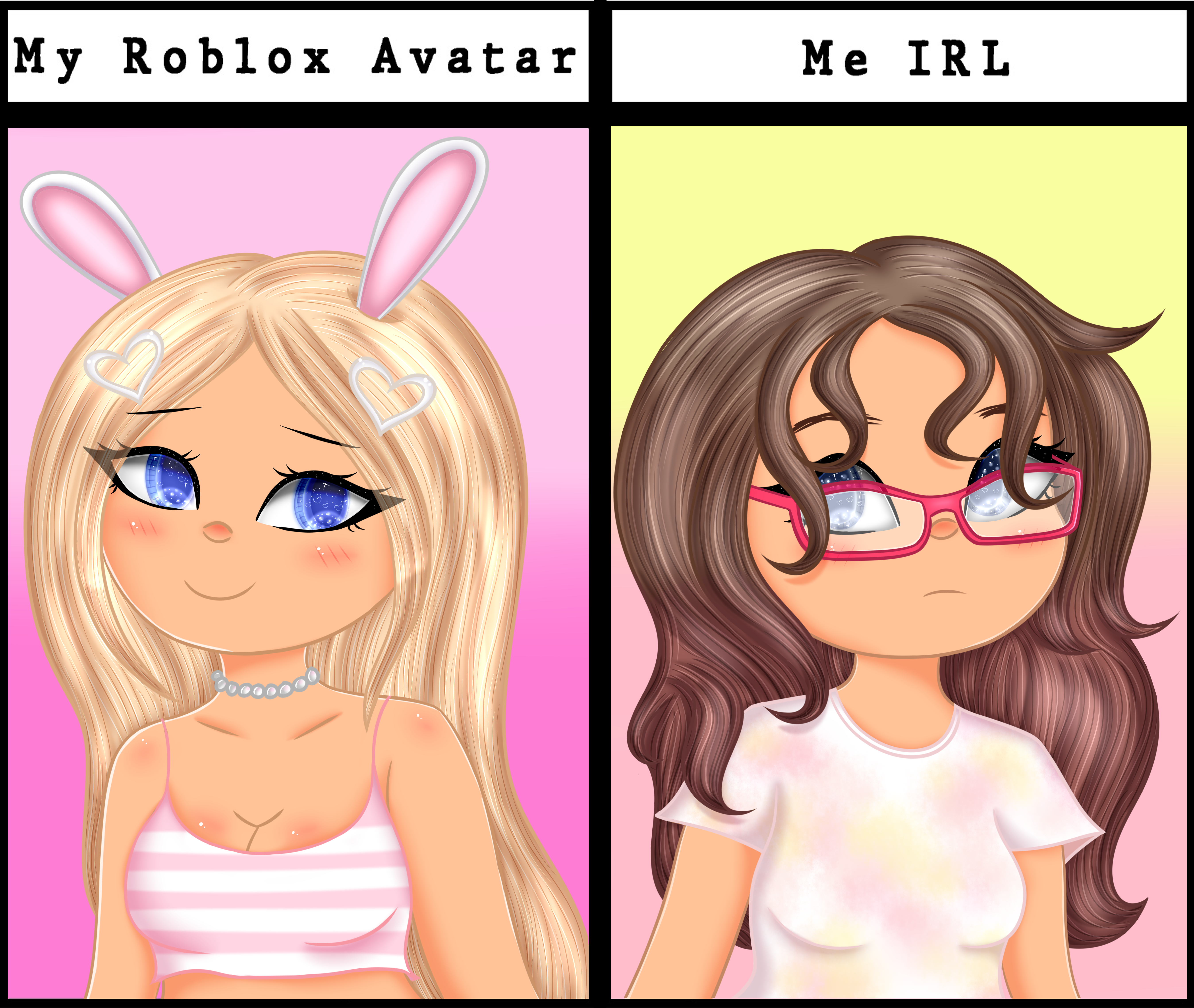 Roblox Avatar vs Real life me :) by cat-chai on DeviantArt