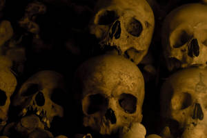 Inside the catacombs of Lima