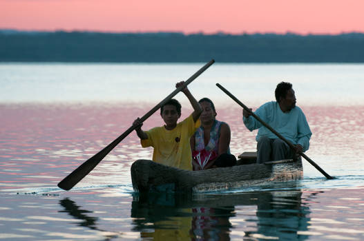 Row down the lake