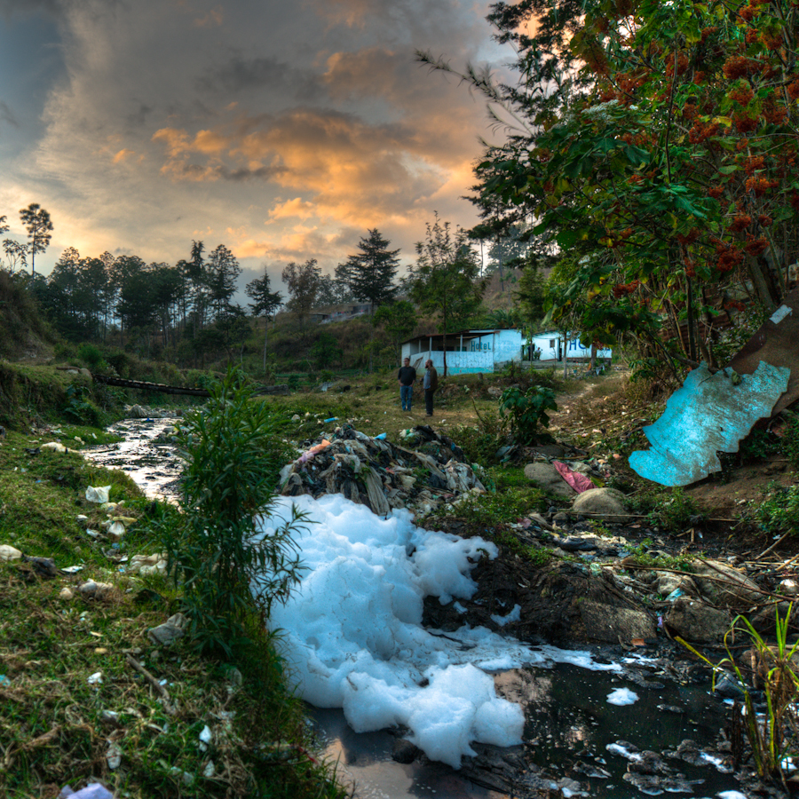 Foamy rivers - water stories