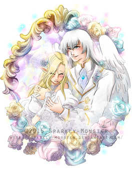 HoshiiMochi commission: Happy wedding