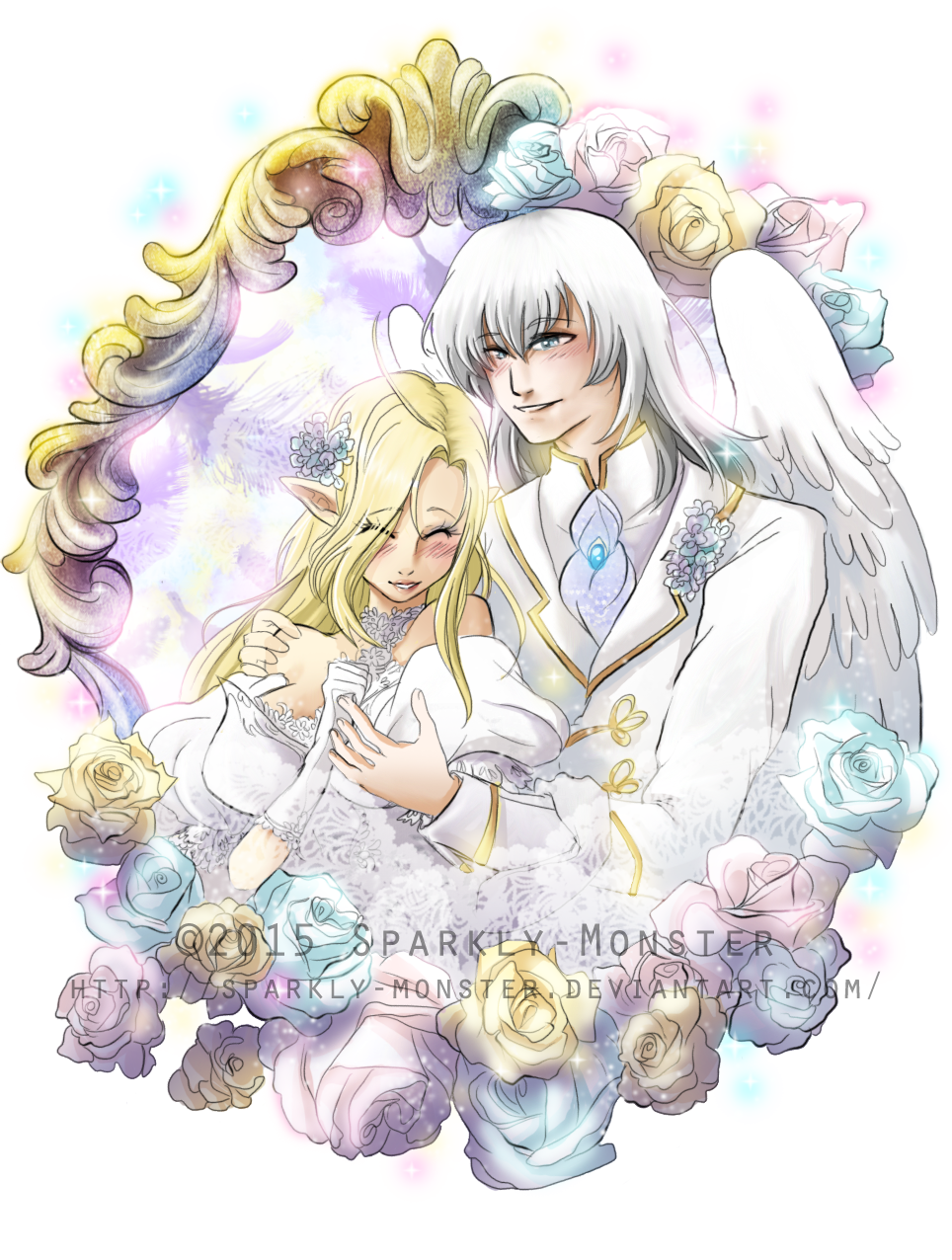 HoshiiMochi commission: Happy wedding