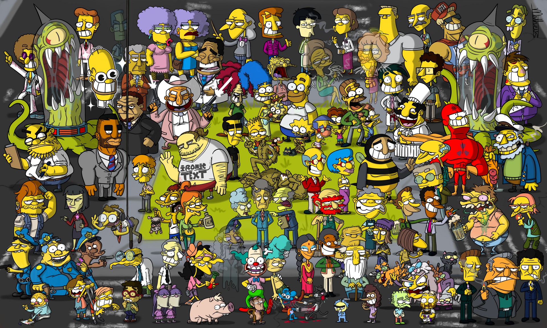 100 Simpsons Characters By Matheus019 On Deviantart