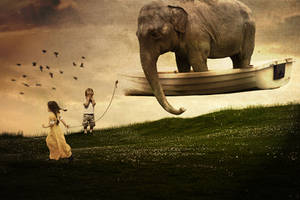la bambina e l'elefante.....