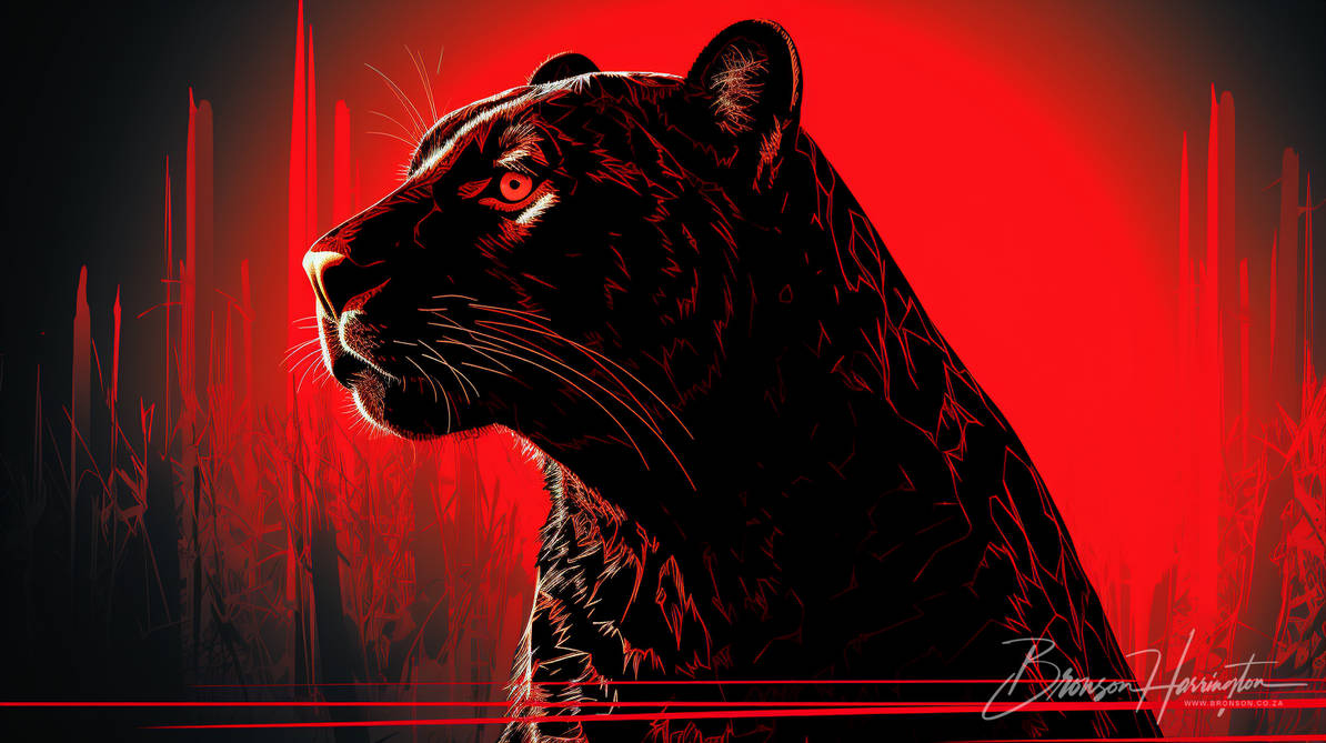 Leopard Vector Red #1 by headspace on DeviantArt