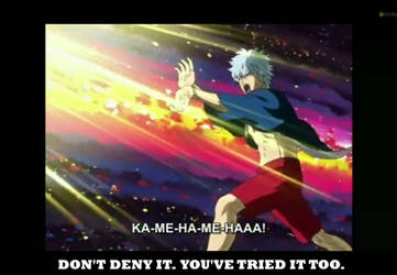 Gintoki Trying KA-ME-HA-ME-HA