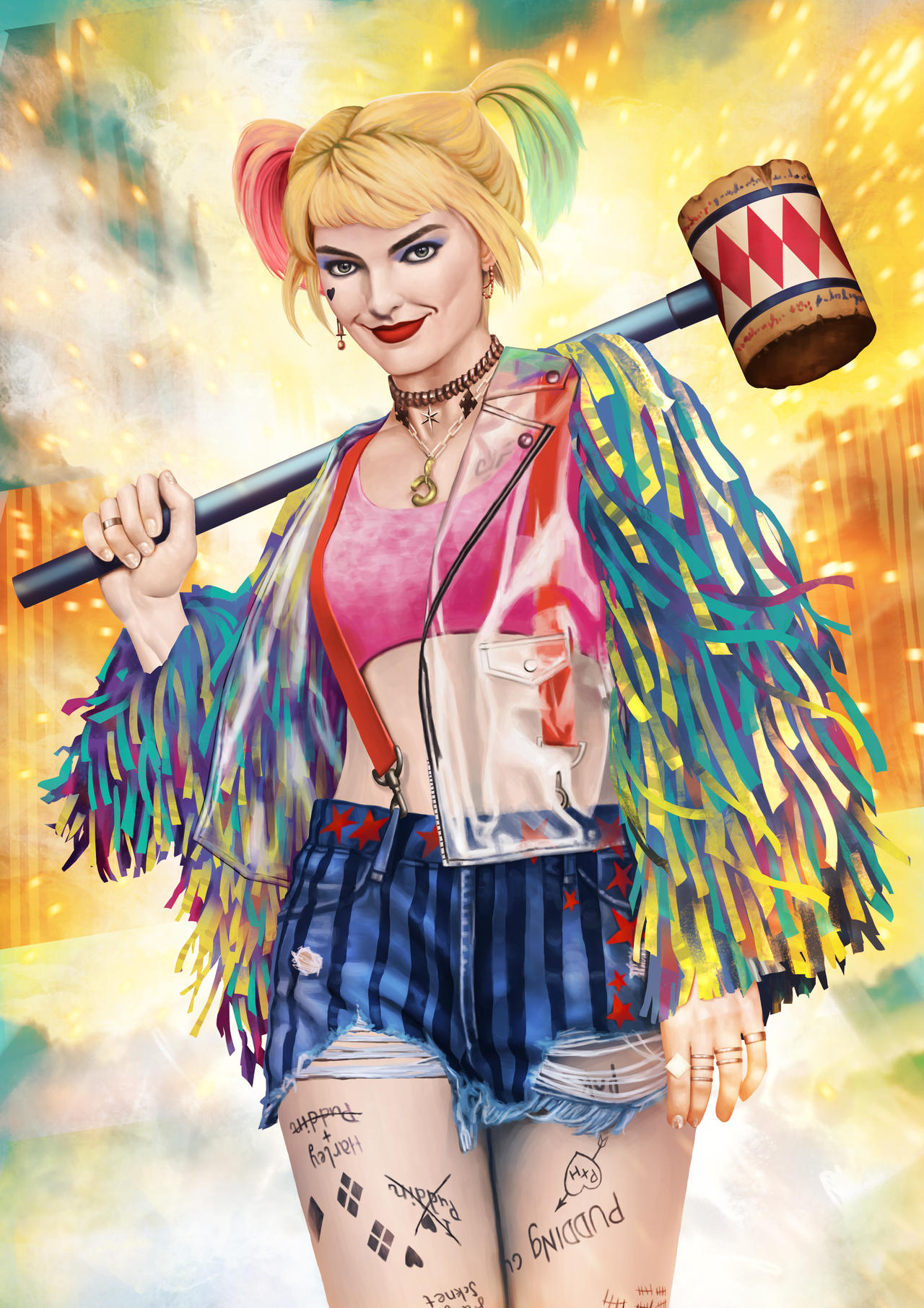 Harley Quinn Birds Of Prey By ChenTPS On DeviantArt harley-quinn-birds-of-prey-by-chentps-on-deviantart