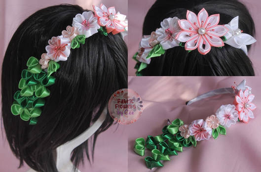 Kanzashi Headband by Cee