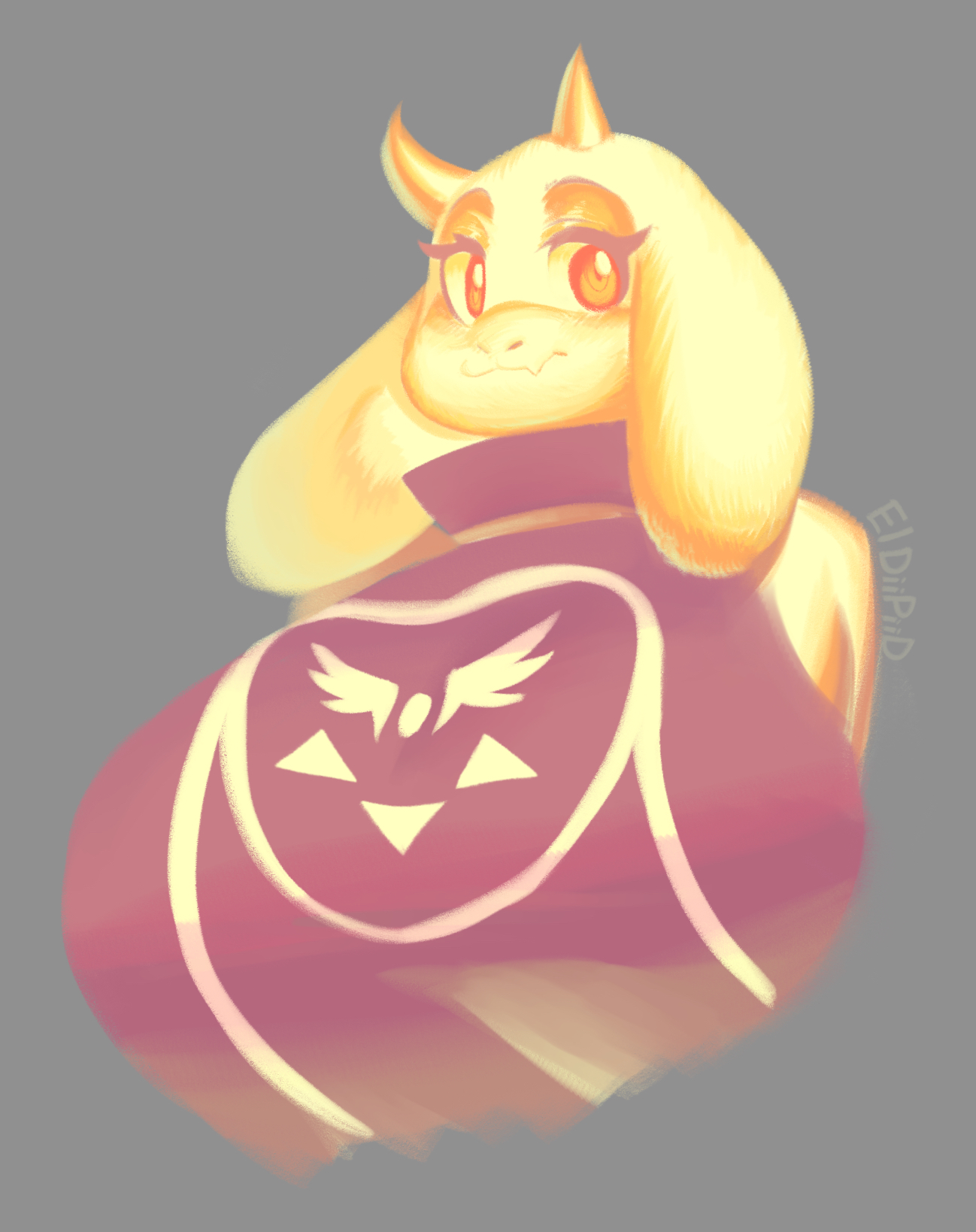 Toriel fanart by ElDiipiiD on DeviantArt
