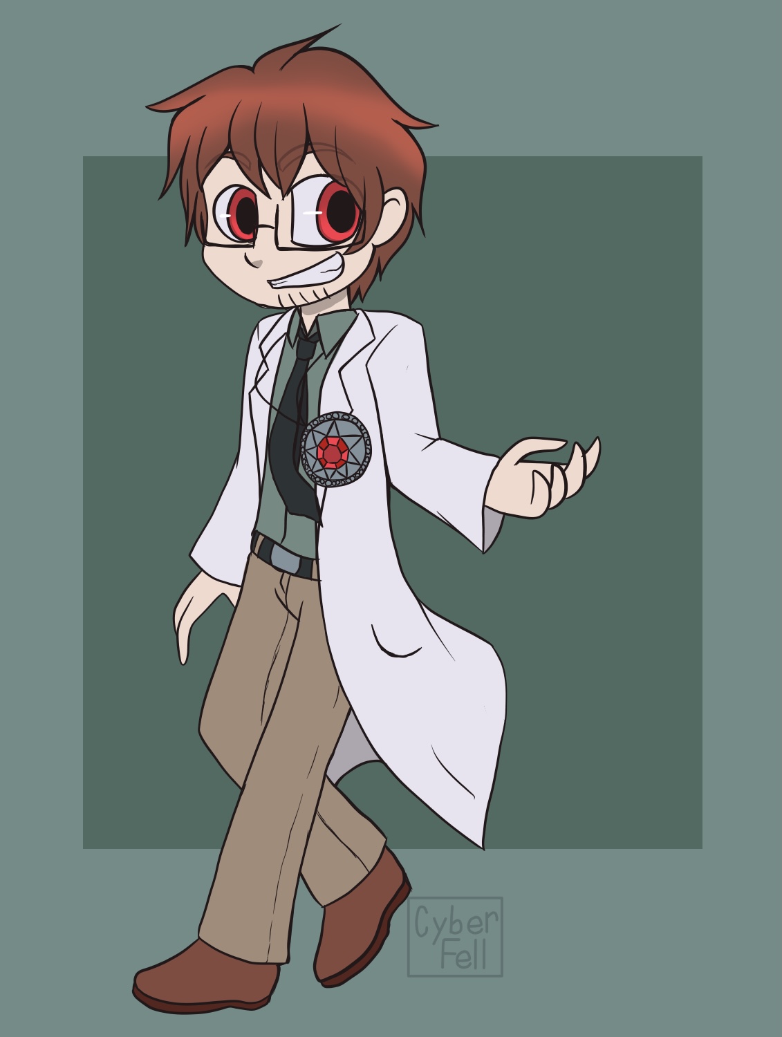 SCP 963 Dr. Bright by CyberFell on DeviantArt