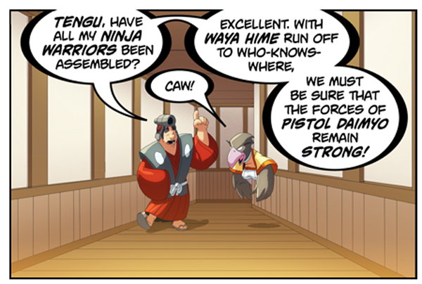 Bravoman Daimyos-Dearth panel 1