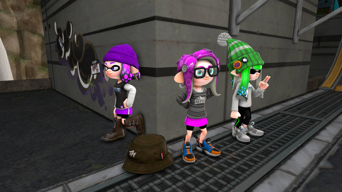 Agents with Enhanced Inkling and Octoling Models by Sp3nc3rman on ...