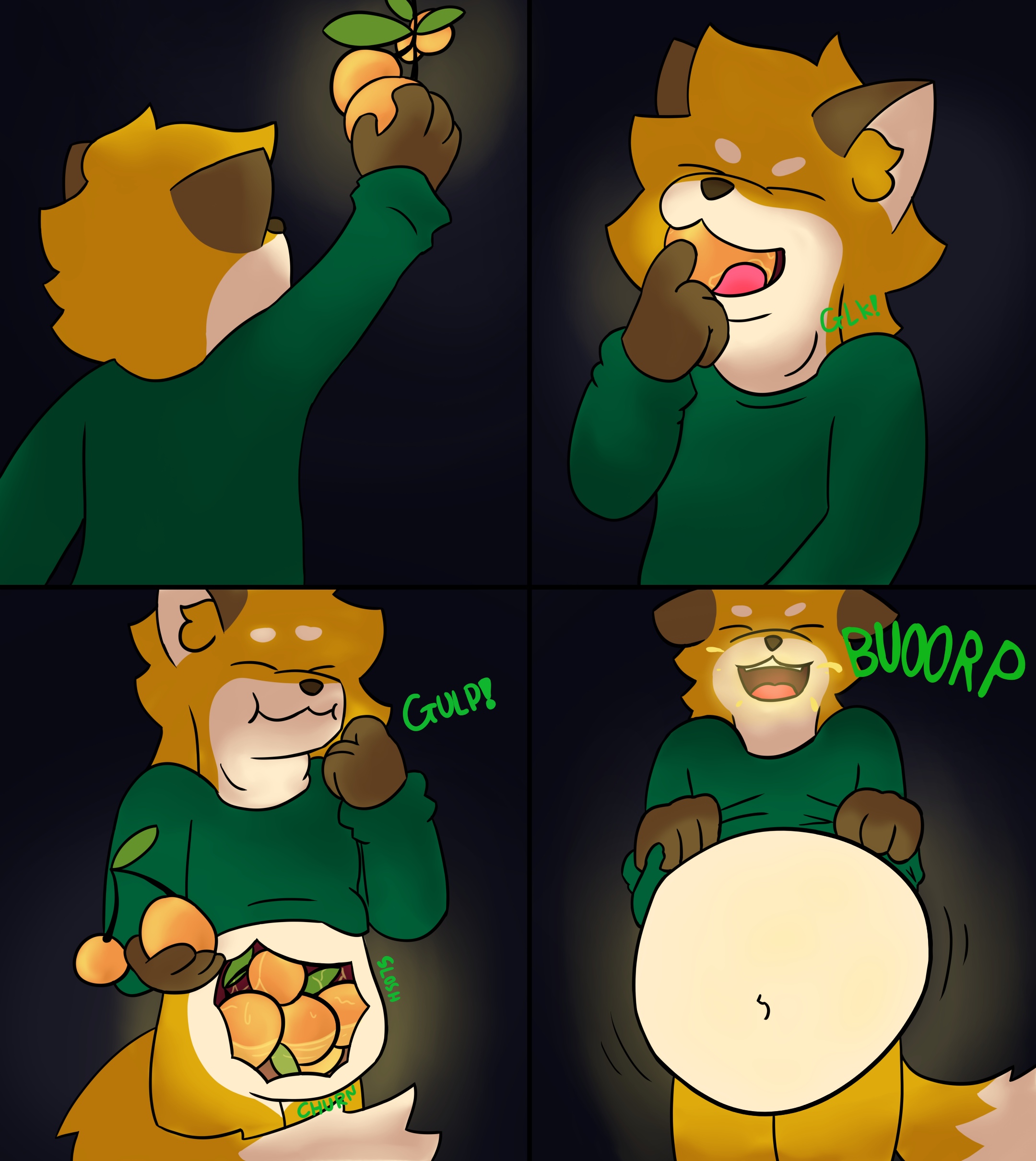 Chickfighter Raspberry Belly Glow Belly by FoxelFinn on DeviantArt
