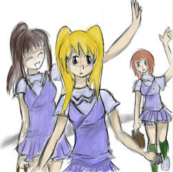 manga school girls