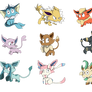 [AT] BowMeow Eeveelutions