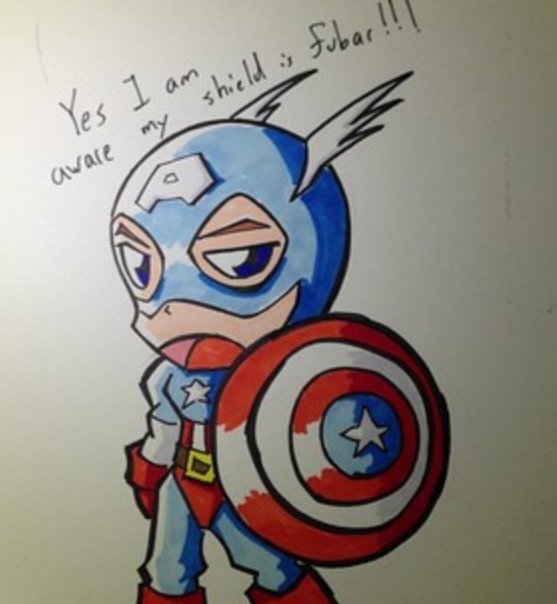 Chibi captain america