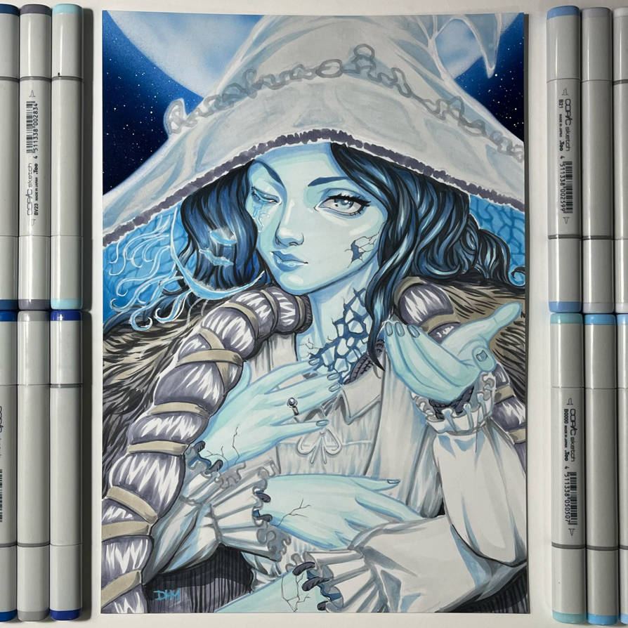 Arttrober22 Drawing 17-31 Ranni by DHMoldon on DeviantArt