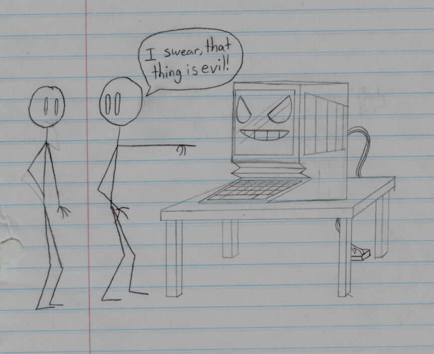 Evil PC by Hauntzor on DeviantArt