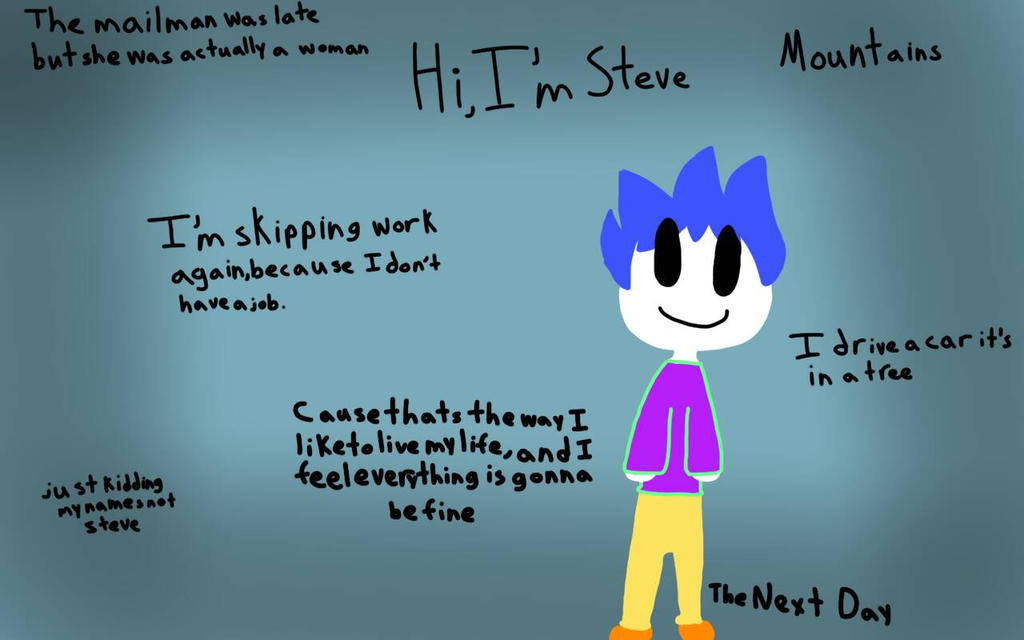 hi im steve by Dottie798 on DeviantArt