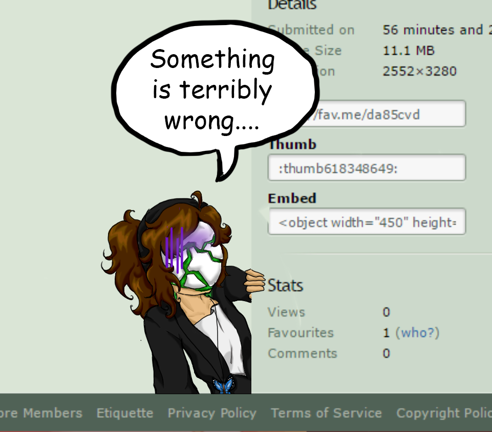 Deviantart error? by unluckmi on DeviantArt