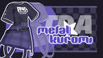 TDA metal Kuromi outfit