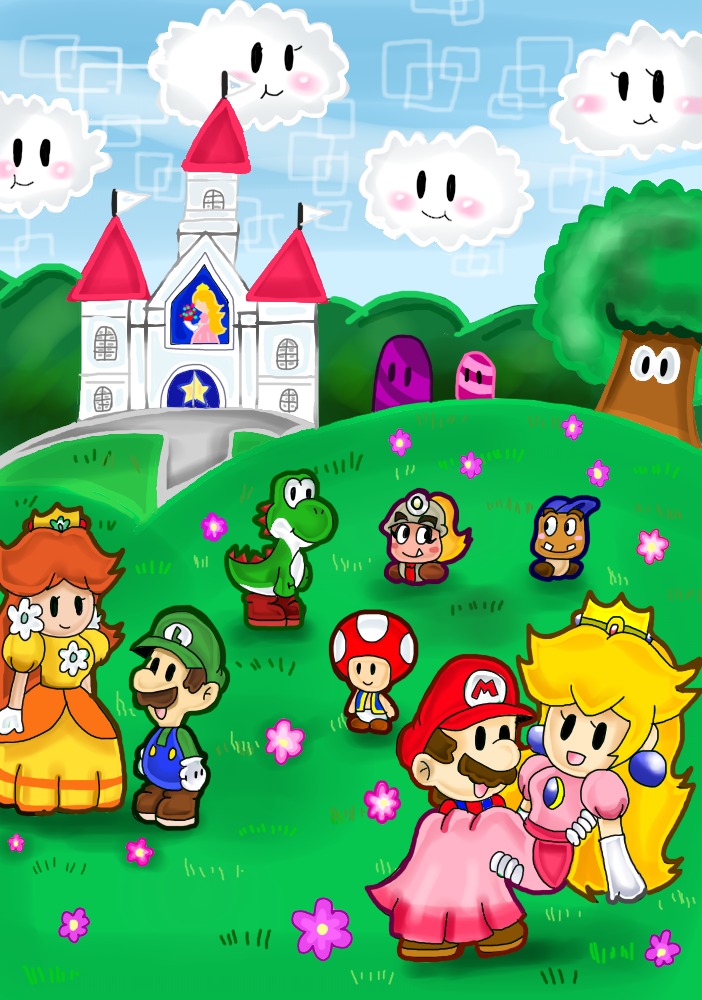 paper mario por fin coloreado