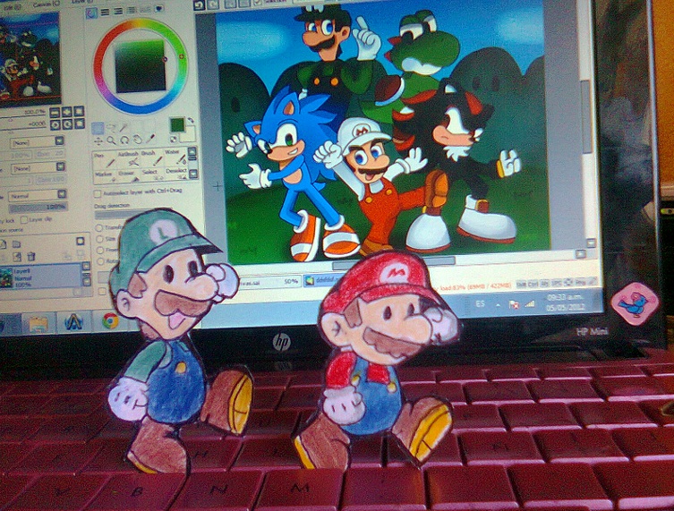 mario y luigi en mi pc