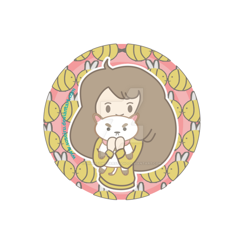 Bee and Puppycat Button