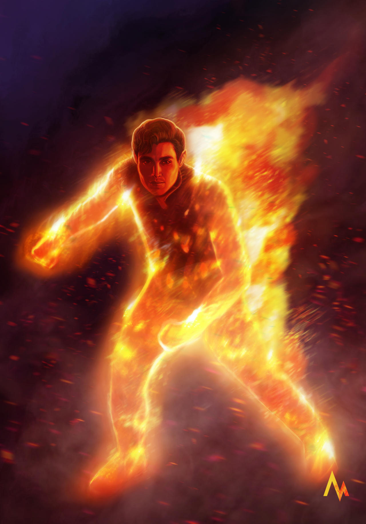 New Mutants Poster Fan Art Sunspot by marvin223 on DeviantArt