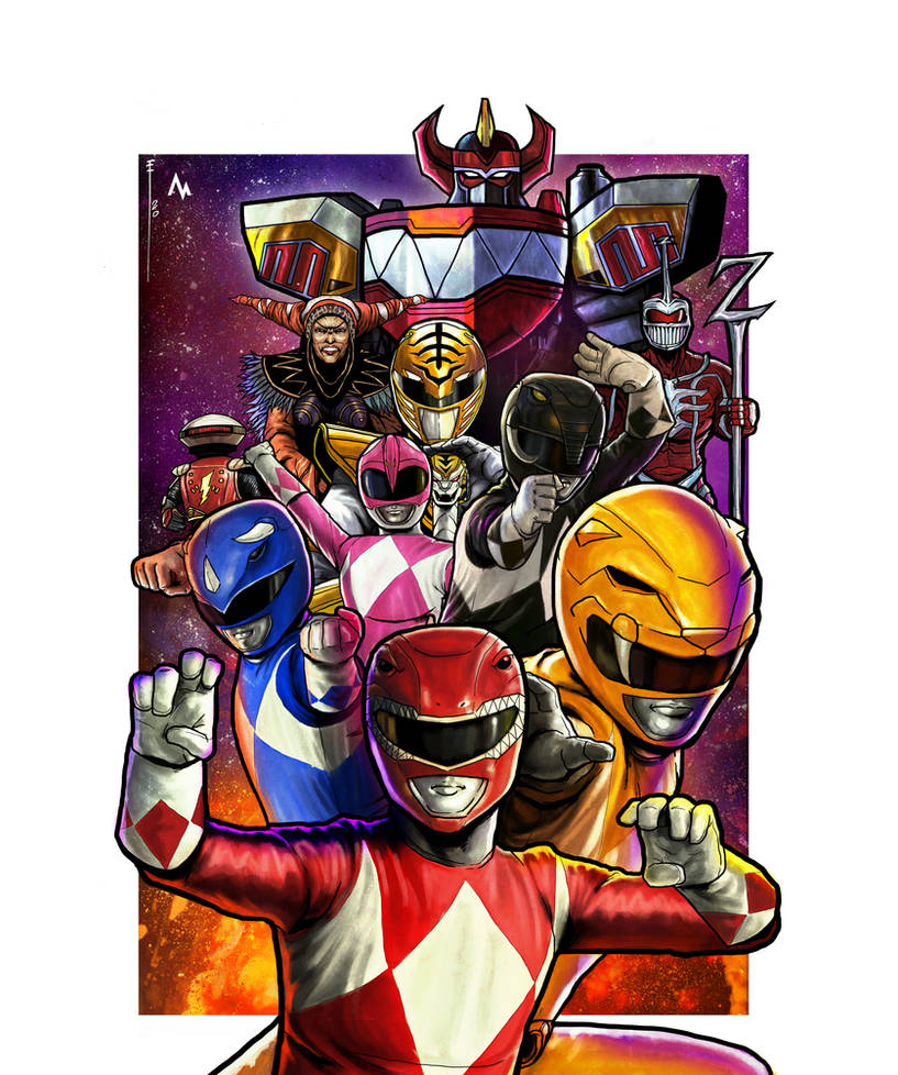 POWER RANGERS Collaboration by marvin223 on DeviantArt