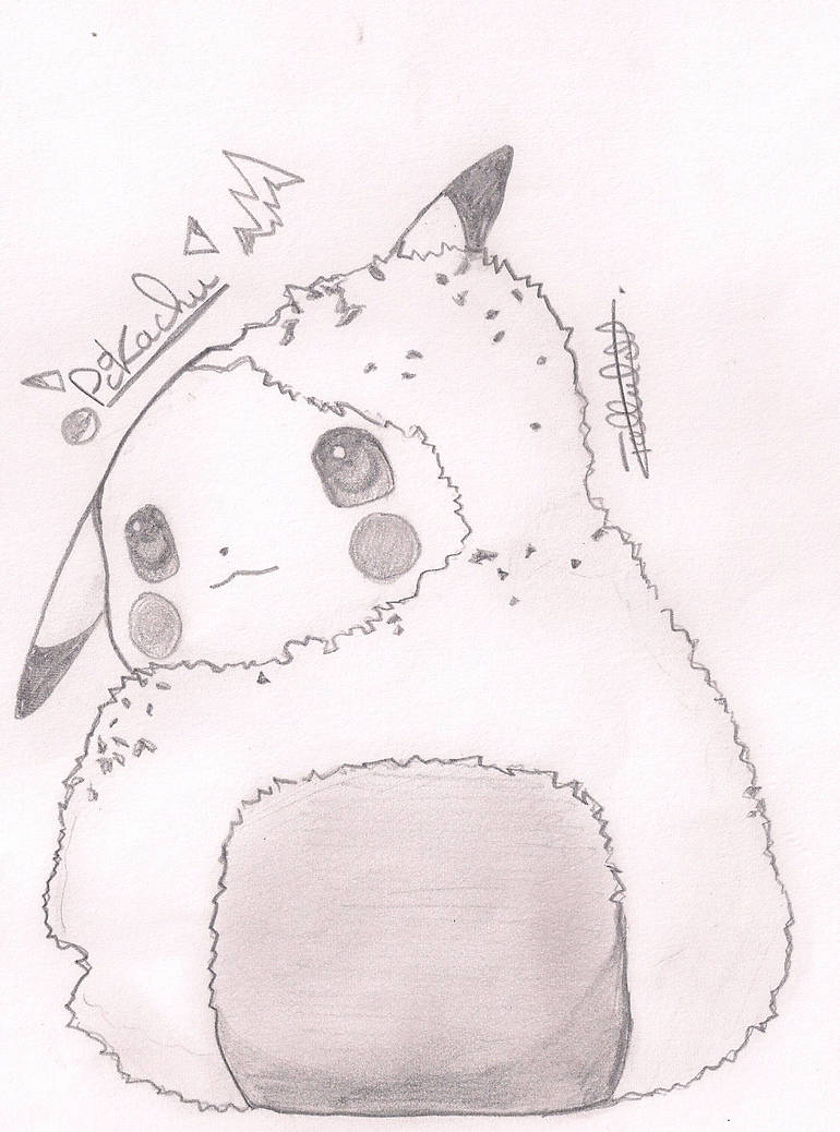 Pickachu Rice Ball Pikachu rice ball by Luppi-TalluTchiiiiii on DeviantArt