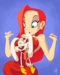 Jessica Rabbit Art Jam by chikinrise