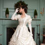 profile wedding gown