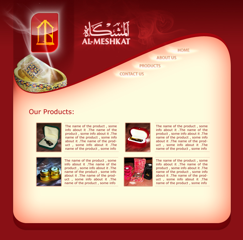 al-meshkat webpage