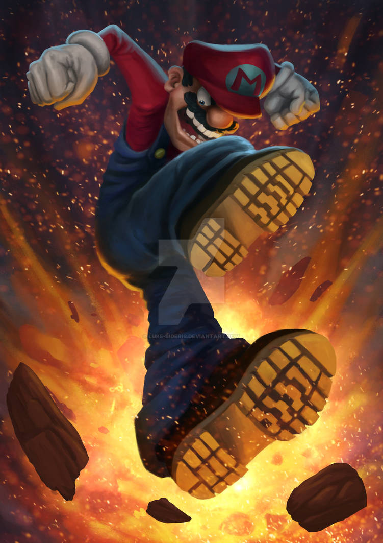 Brutal Mario by Luke-Sideris on DeviantArt
