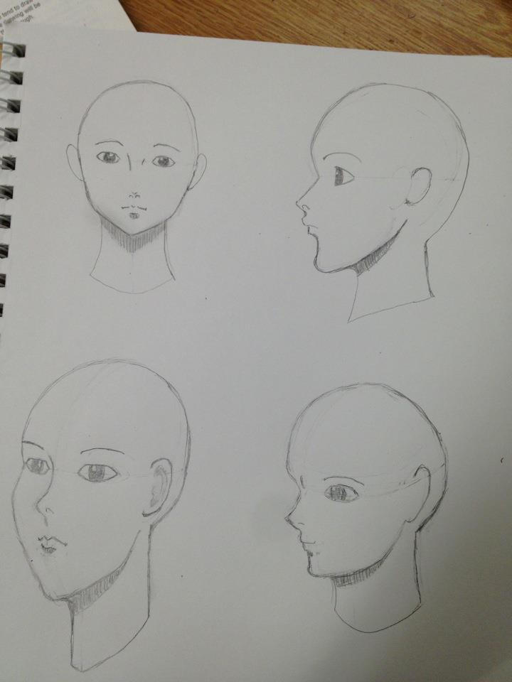 Random Head Positions head positions by RheaLoire13 on DeviantArt