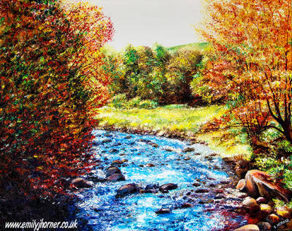 Autumn River Scene