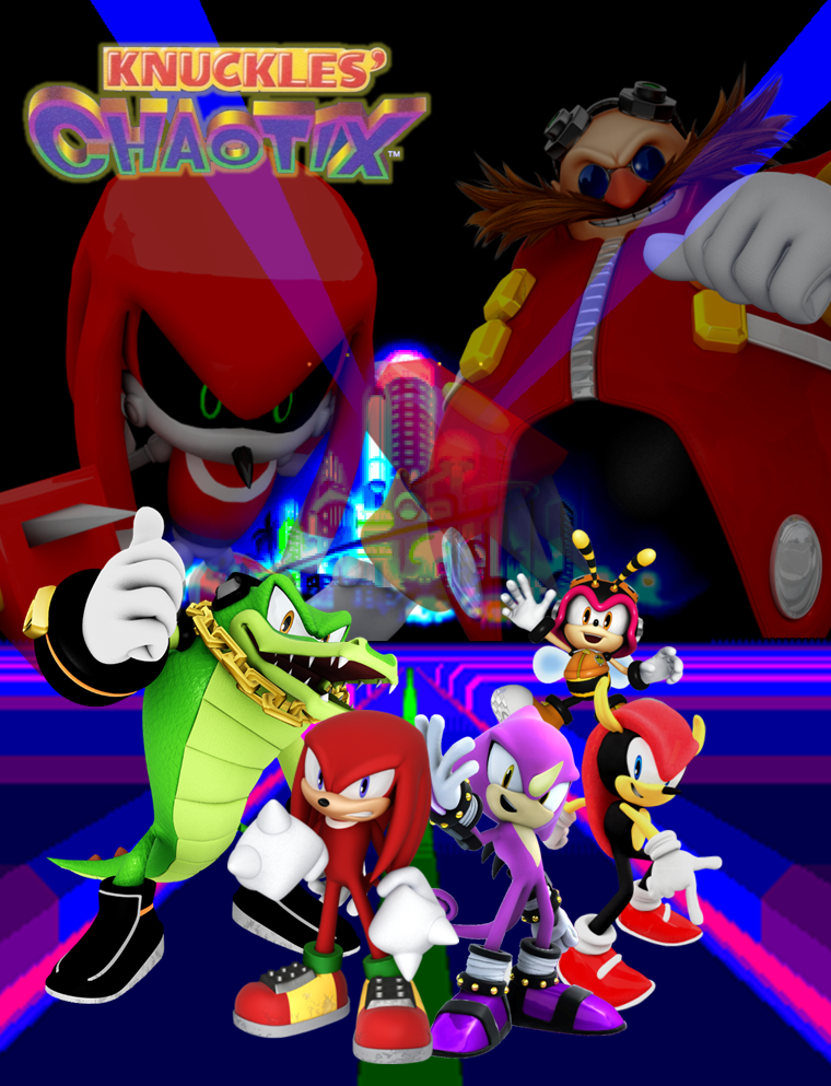 Knuckles Chaotix Next-Gen Poster