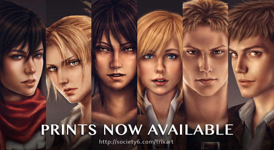 Shingeki no Art Prints