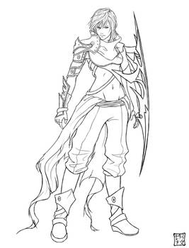 Lightning Re-design Lineart