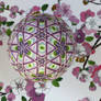 Temari ball 27 - Gentle violets