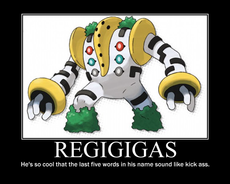 Pokemon Regigigas Motivator