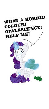 Rarity wearing 'horrid' socks