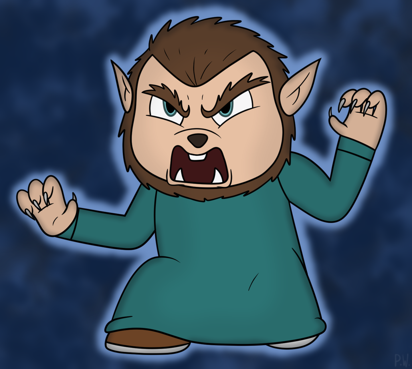 Were-Wednesday : Werewolf Pup Theodore by PlagueWerewolf on DeviantArt