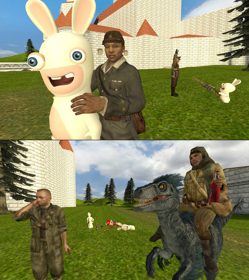 Ultimus Crew meets Mario + Rabbids by PlagueWerewolf on DeviantArt