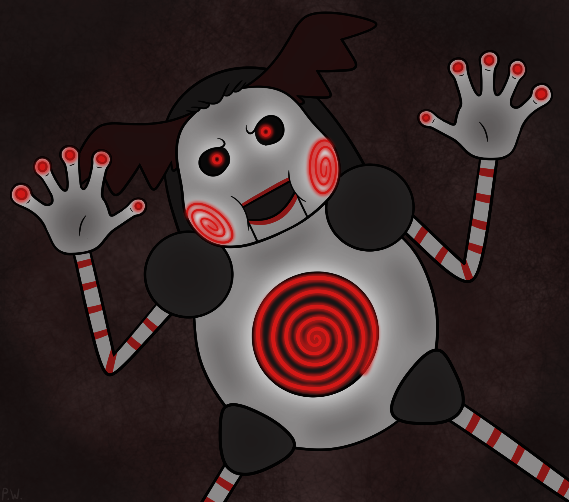Jigsaw 31 Days : Anime-fied by PlagueWerewolf on DeviantArt
