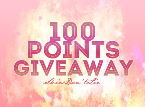 1OO POINTS GIVEAWAY (GANADORES/WINNERS)