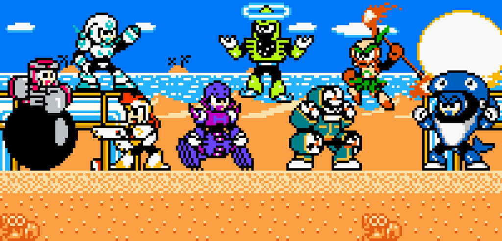Mega Man Eternal II Robot Masters (in Colour)